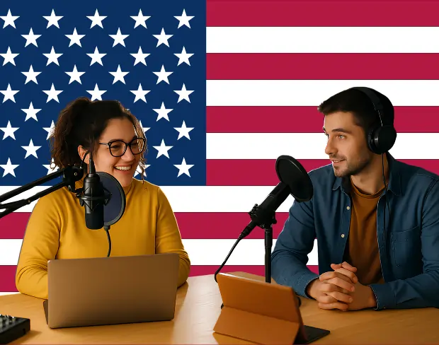 Bulk upload videos for batch usa flag background addition: man meditating, car, dog, child, auto usa flag background adder for creators.
