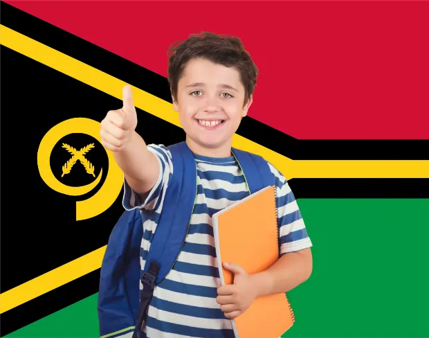 AI vanuatu flag screen alternative for professional videos—add vanuatu flag background without gear for social media, remote work, or video calls